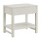 Alaterre Furniture Arden 2-Drawer Wood Nightstand with Open Shelf, Driftwood White ANAN0231 - alternate 7